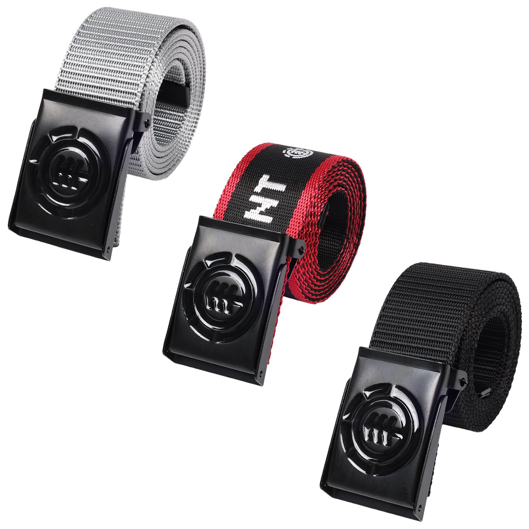 Element Beyond 2.0 + Logo Web – Interchangeable Buckle Belts 3-Pack
